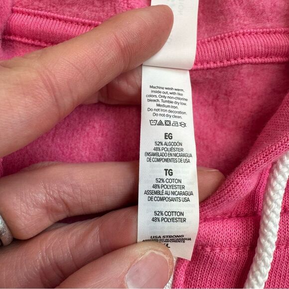 Bella + Canvas Women's 2023 Obsessed Fest Full Zipper Hoodie XL Extra Large Pink - Picture 8 of 16